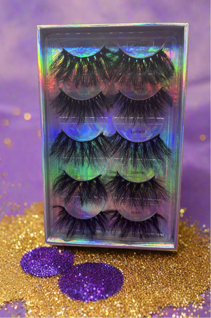 "THE DRAMA SERIES" MINK 25- 27mm 5 Lash Book Collection