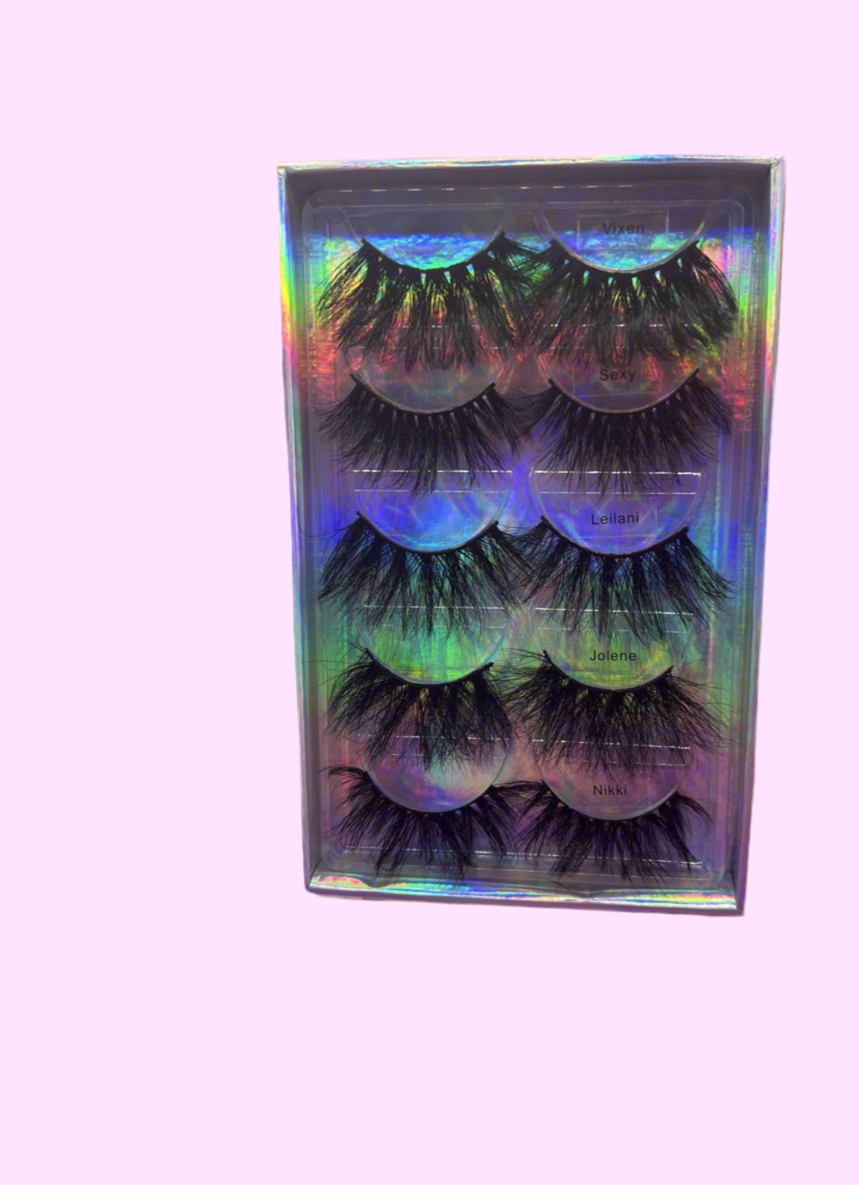 "THE DRAMA SERIES" MINK 25- 27mm 5 Lash Book Collection